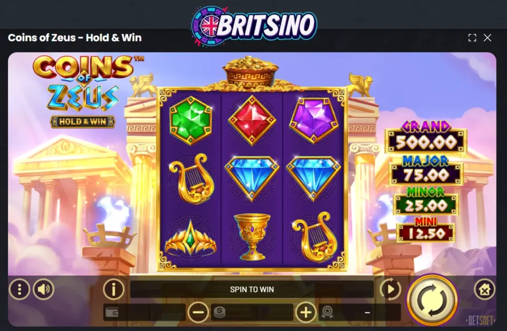 Britsino slots